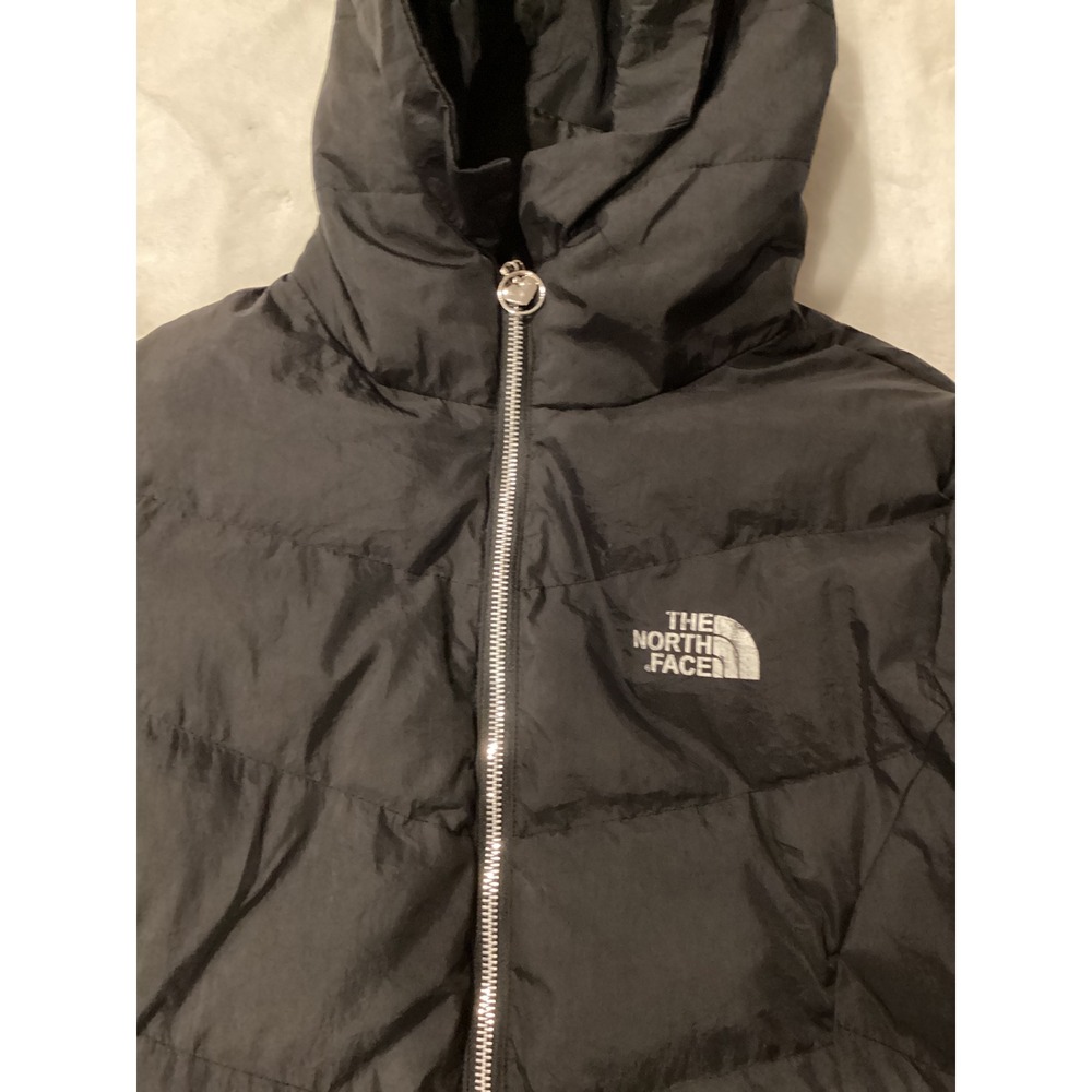The North Face Womens Black Quilted Long Puffer Parka Hooded Jacket 3XL - Picture 2 of 12